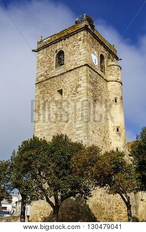 Aldea del Cano Church of St. Martin of Tours Caceres Spain autonomous community of Extremadura