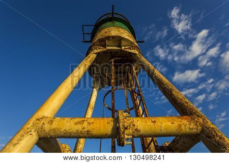 Jetty And Lighthouse In Saint-pierre, La Reunion Island