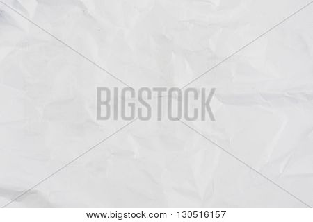 Texture of white crumpled paper for background. Suitable for use in all types of media.