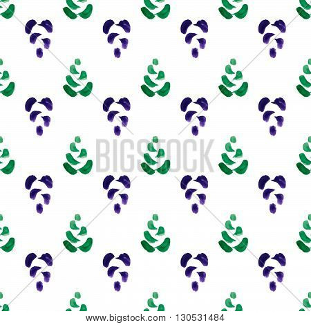 handpaint watercolor vector seamless pattern. For tixtile