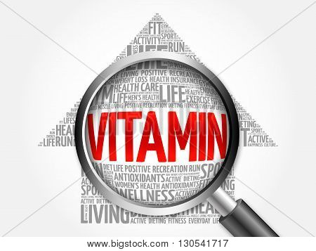 Vitamin Arrow Word Cloud