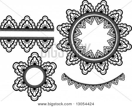 Satz von Lace Vektorelemente
