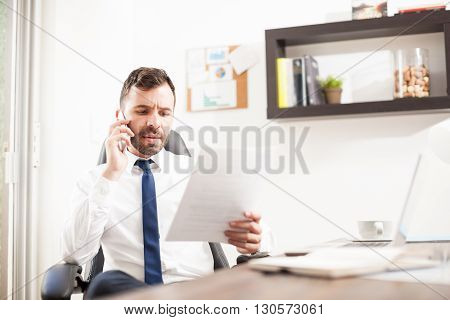 Lawyer With An Important Phone Call