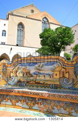 Nápoles - claustro de Santa Chiara