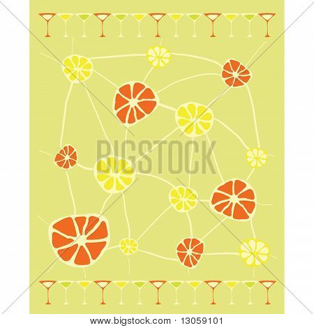 Gusto fresco di Martini con limone