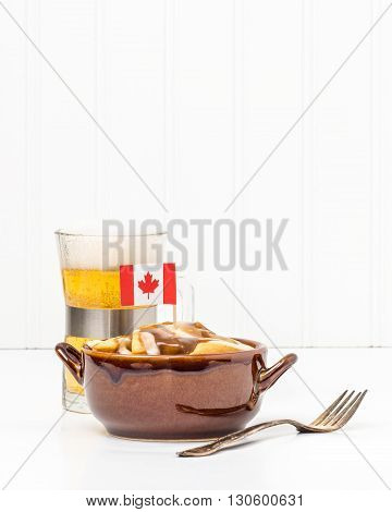 Poutine is a uniquely Canadian dish originating from the Province of Quebec.