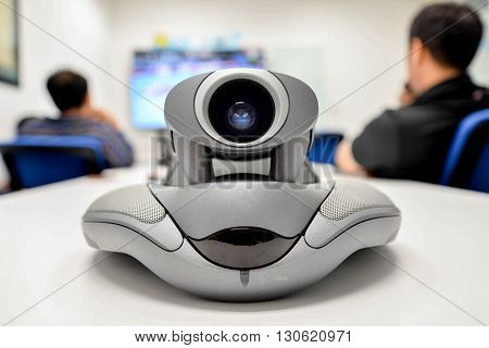 Video conference device for long distance communication