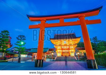 Fushimiinari Taisha ShrineTemple in Kyoto, Japan