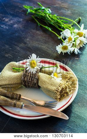Spring Time Interior With Flowers