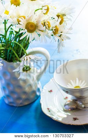 Spring Time Interior With Flowers