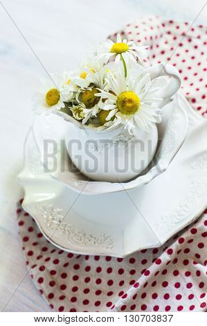 Spring Time Interior With Flowers