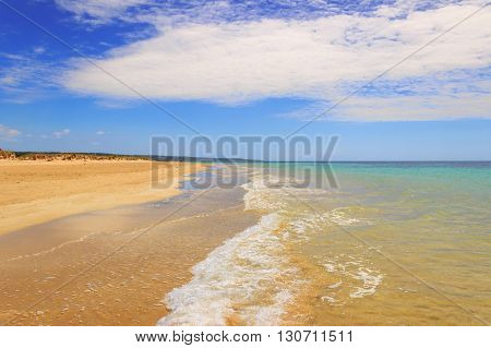 The most beautiful sandy beaches of Apulia. ITALY(SALENTO).