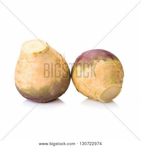 Swede Isolated On White Background