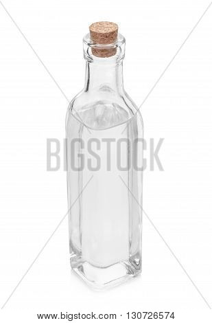 Full Bottle Of Whater On A White Background