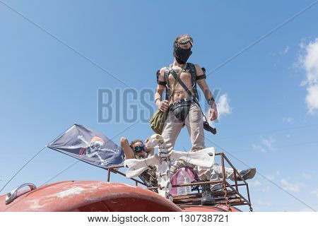 Post-apocalyptic Survival Costume Man