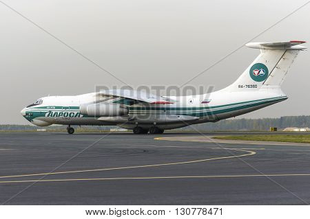 Cargo Airplane Il-76Td Alrosa Airlines