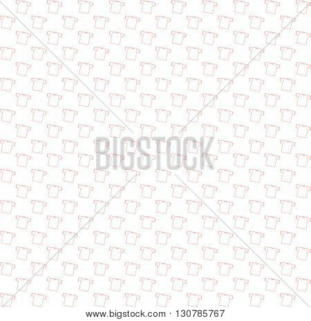 Background t-shirt vector illustration. Template t-shirt. Seamless pattern with t-shirts.Bright white background