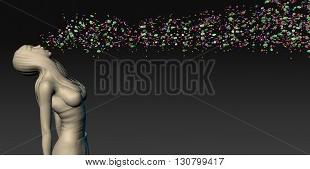 The Dark Side of Big Pharma or Pharmaceutical Companies 3d Illustration Render