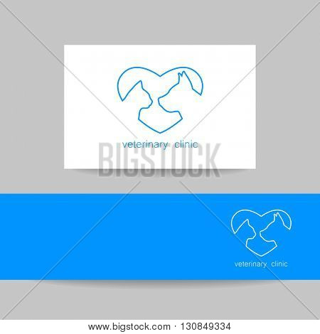 Veterinary medicine logo design template. Veterinary logo, veterinarian,  veterinary clinic, vet.