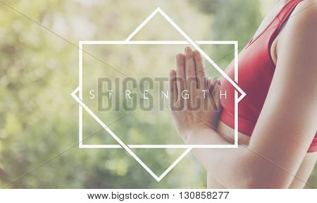 Strength Athlete Activity Strong Trianing Yoga Gym Concept