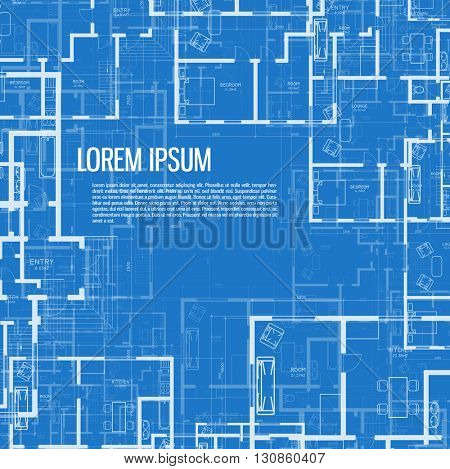 Architectural background. Vector illustration.