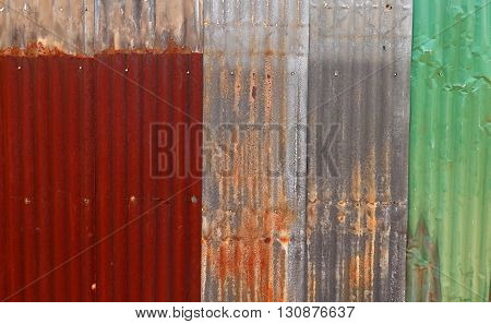 old rusty galvanized zinc. metal texture background