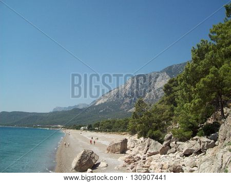 Travel to Turkey, Beldibi Antalya on the Mediterranean Sea