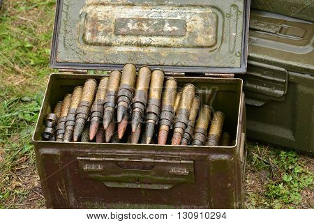 Verneuil sur Seine France - september 9 2015 : old military equipment of the second world war in air show
