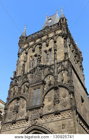 Tower of the Charles Bridge in Prague