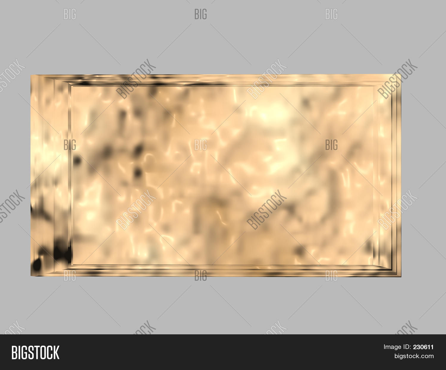 Blank Bronze Plaque Image & Photo (Free Trial) Bigstock
