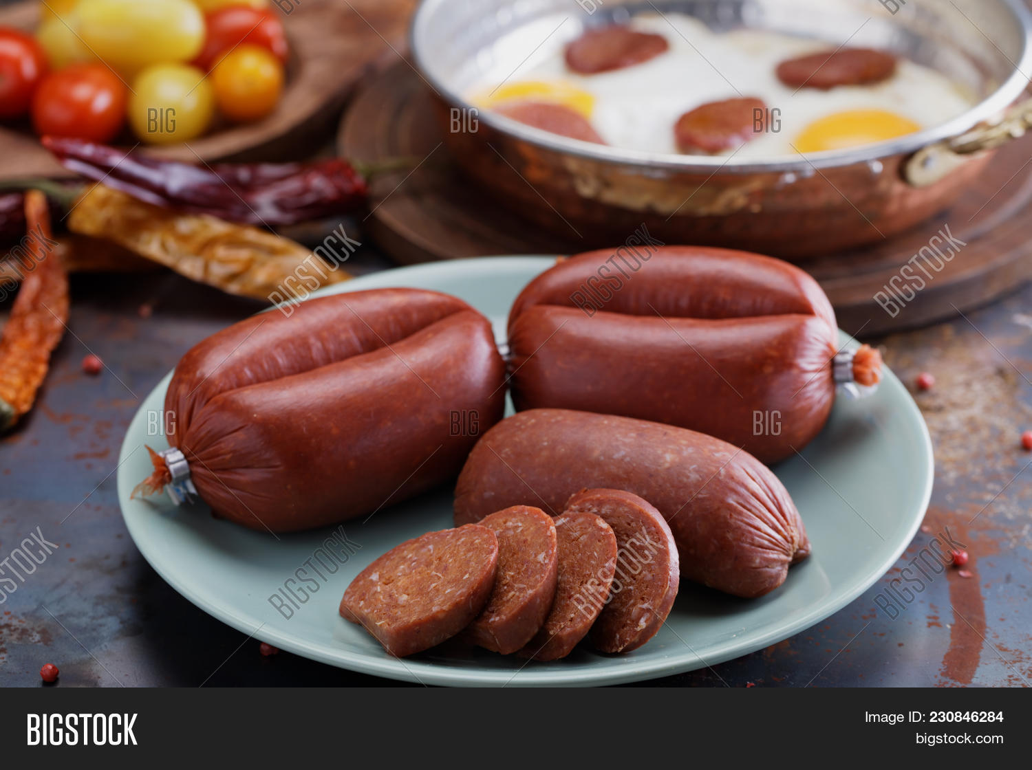 Turkish Sausages Sucuk Image & Photo (Free Trial) Bigstock