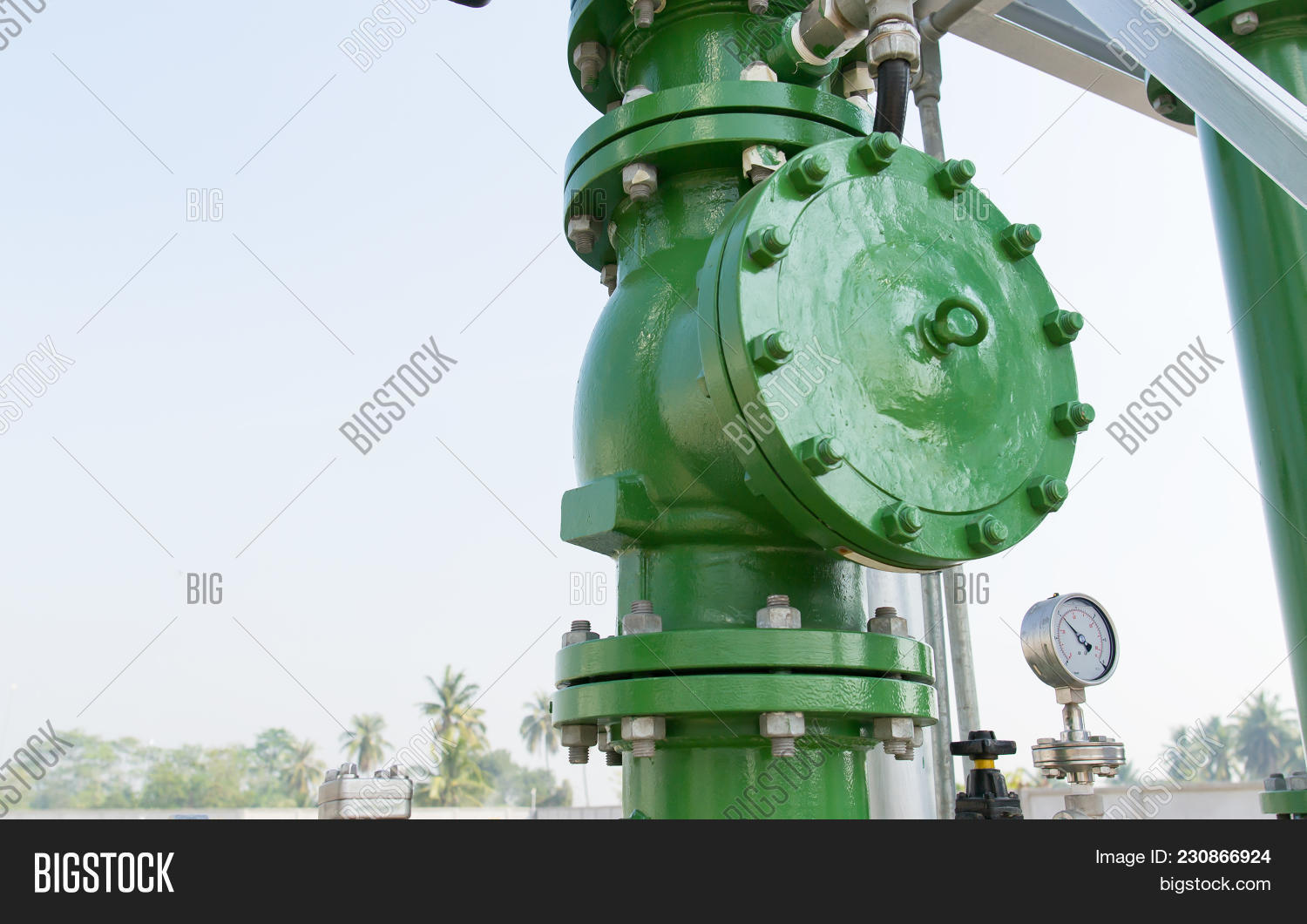 Green Metal Pipe Image & Photo (Free Trial) Bigstock