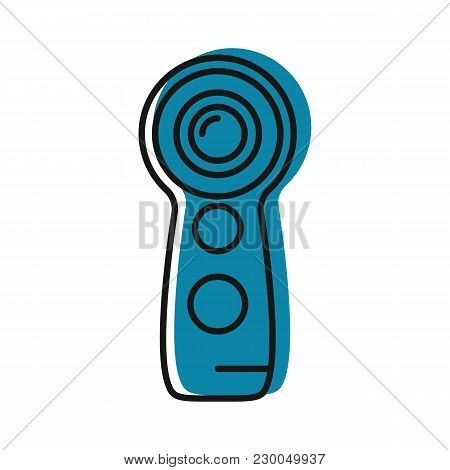 Virtual Reality Control Icon. Doodle Illustration Of Virtual Reality Remote Control Vector Icon For 