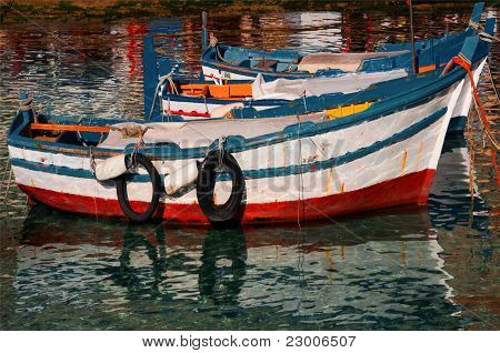 boats in the harbour