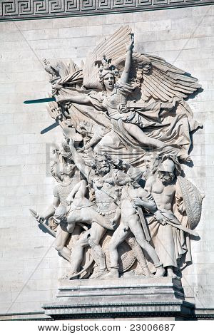 Bus-lindring af Arc De Triomphe (1808), Paris, Frankrig