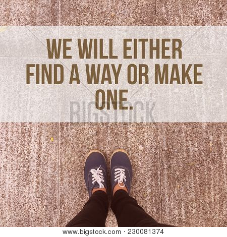 Inspirational Motivational Quote 