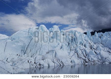 Alaskan buzul & clmbers erime