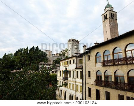 View On Asolo In The Province Of Treviso Veneto Italy
