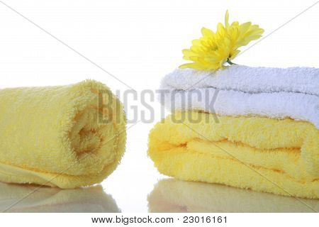 Flower And Towels