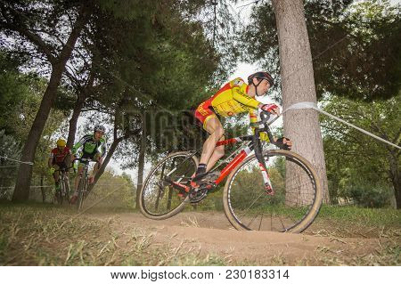 Valencia - December 14: Aitor Hernandez Rider Participates In Xix Edition Of Cyclo-cross City Of Val
