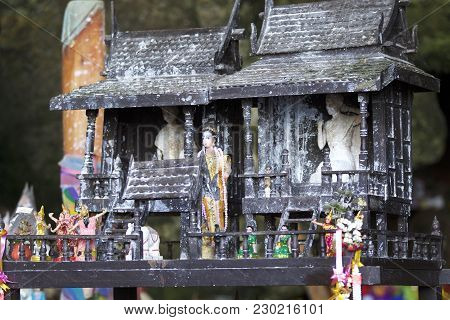Wooden Lingams Offerings Princess Phra Nang Cave, Railay Peninsula, Krabi, Thailand