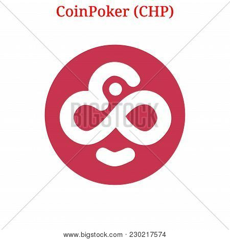 Vector Coinpoker (chp) Digital Cryptocurrency Logo. Coinpoker (chp) Icon. Vector Illustration Isolat