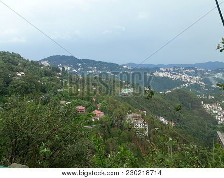 Green Hills Of Shimla On A Cool Summer Afternoon