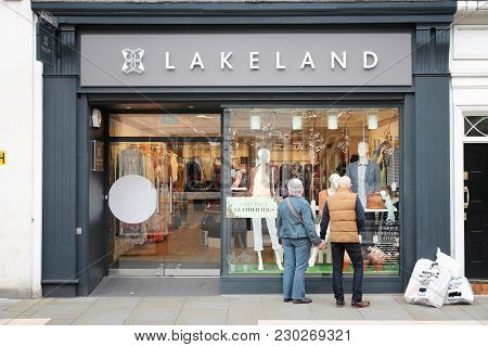 Manchester, Uk - April 21, 2013: People Visit Lakeland Fashion Store In Manchester, Uk. Lakeland Is 