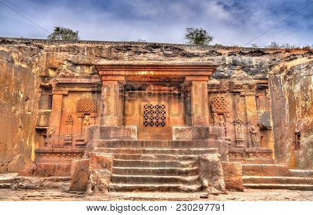 The Dashavatara Hindu Temple, Cave 15 At The Ellora Caves Complex - Maharashtra, India