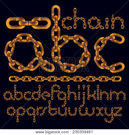 Vector Font, Trendy Typescript Can Be Used In Poster Creation. Lower Case Modern Letters, Abc Made W