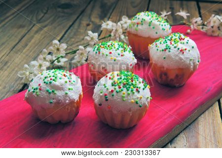 Easter Cupcakes And A Cherry Twig