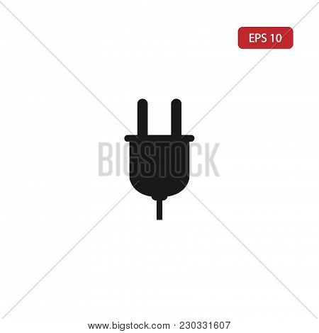 Power Icon.plug Vector Icon Eps10. Vector Isolated On The White Background