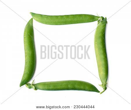Green Fresh Young Peas Minimalism Vegetable Pea