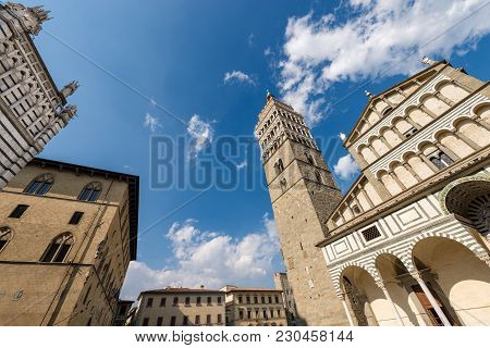 Pistoia - Cathedral Of San Zeno (st. Zeno) X Century In Piazza Duomo (cathedral Square). Tuscany, It